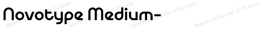 Novotype Medium字体转换